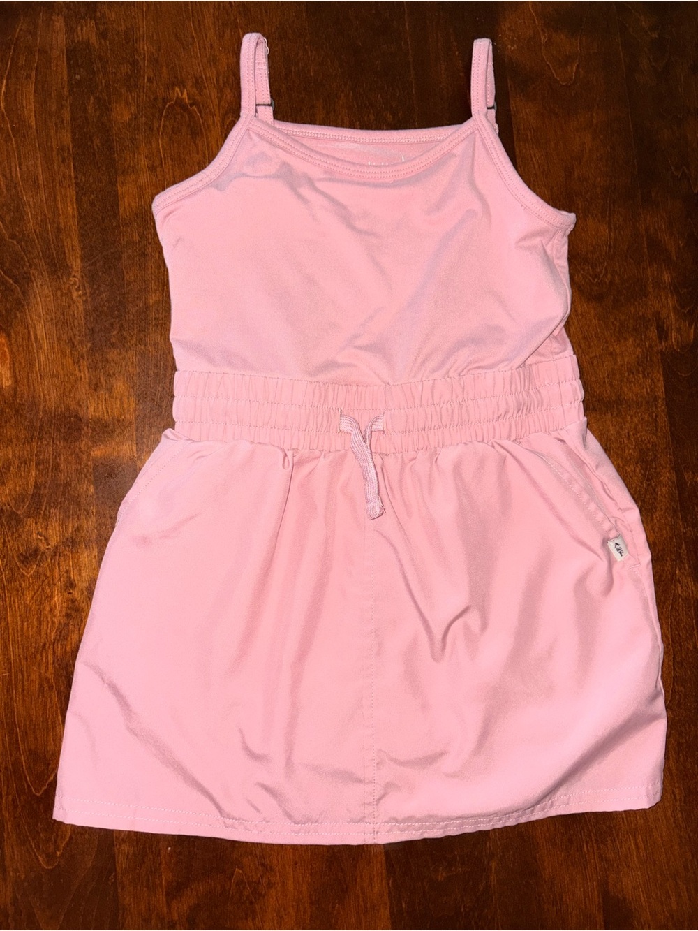 Girls' Pink Tank-Style Summer Dress